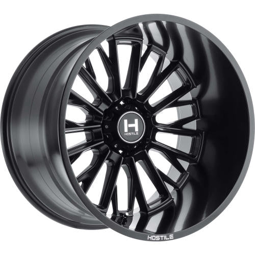 Hostile Fury Black 20x9 +12mm