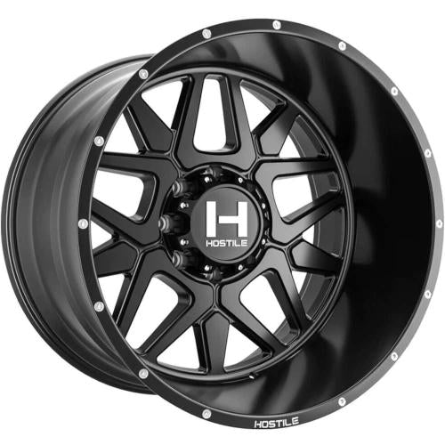 Hostile H128 Satin Black 26x12 -44mm