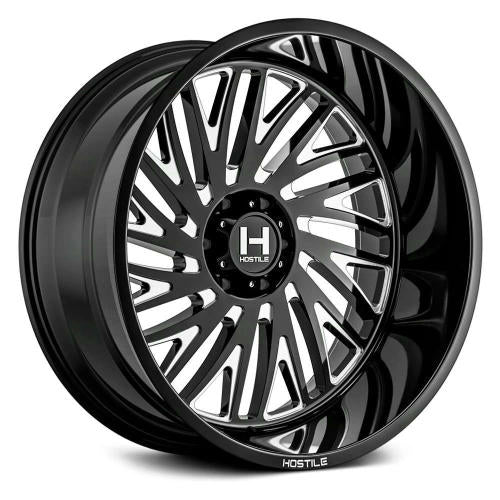 Hostile H131 Black Milled 20x9 +12mm