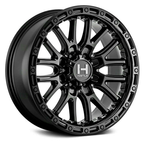 Hostile H135 Satin Black 17x9 0mm