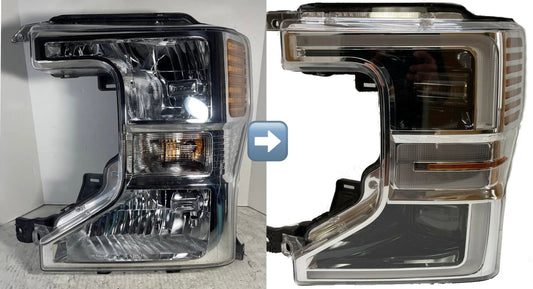 FORD OEM Halogen to LED Headlights Conversion Harness 2020-2022 F250/F350/F450