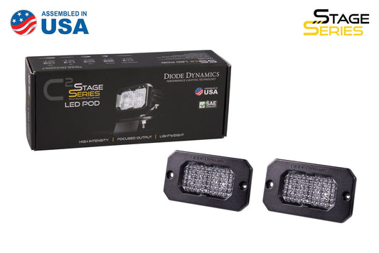 Diode Dynamics Stage Series 2" SSC2 Flush Mount LED Pods Universal