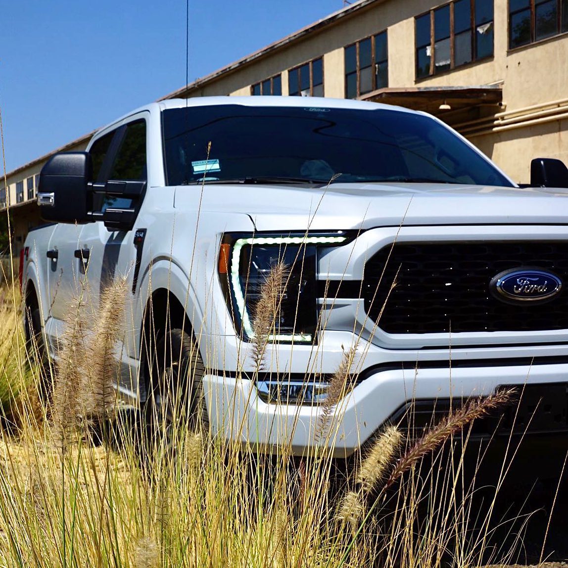 AlphaRex Pro Series LED DRL Halogen Headlights: Ford F150 (2021-2023)