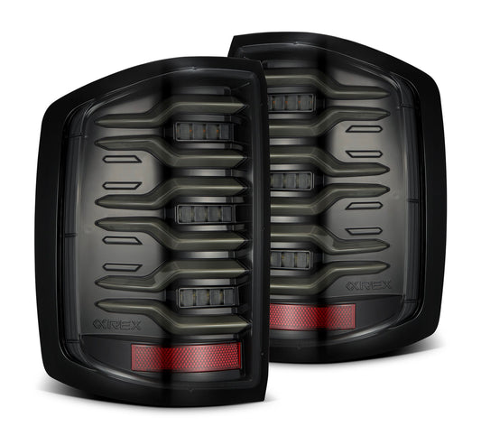 2014-2018 Chevrolet Silverado 1500 / 2015-2019 Silverado 2500HD/3500HD LUXX-Series LED Tail Lights