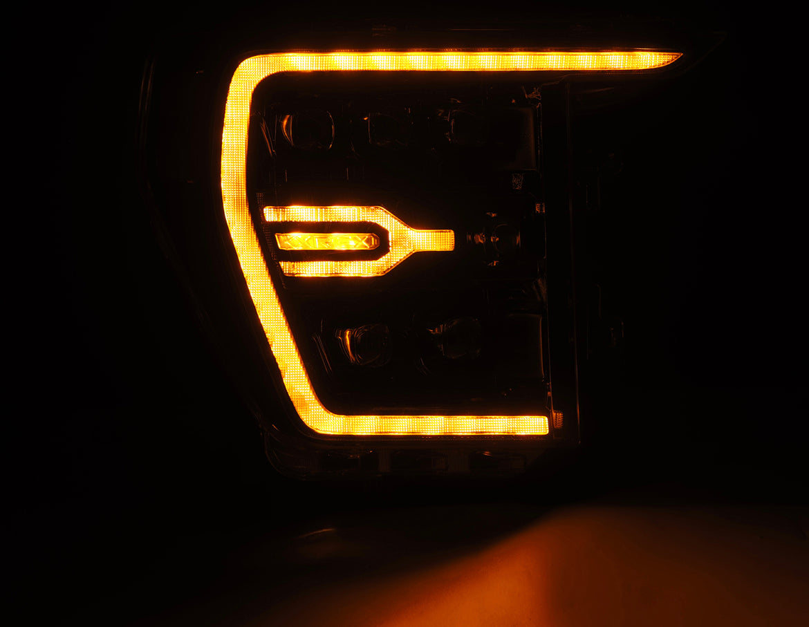 AlphaRex Nova Series LED DRL LED Projector Headlights: Ford F150 (2021-2023)