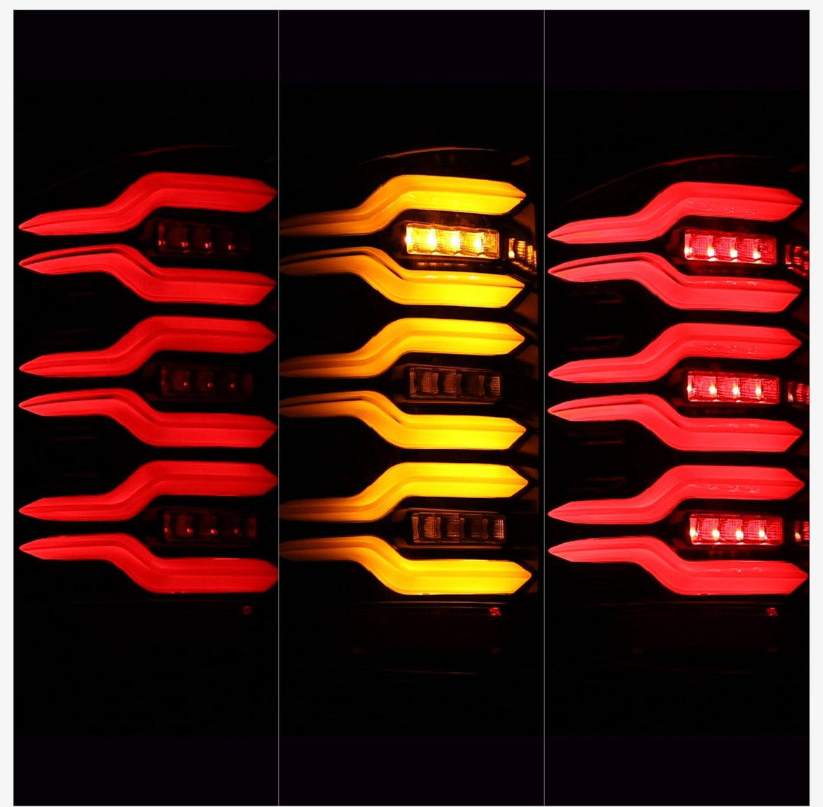 2014-2018 Chevrolet Silverado 1500 / 2015-2019 Silverado 2500HD/3500HD LUXX-Series LED Tail Lights