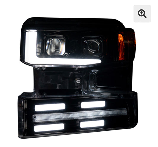 Chevy Silverado 2019-2022 1500 OLED DRL/ HALOGEN HEAD LIGHTS
