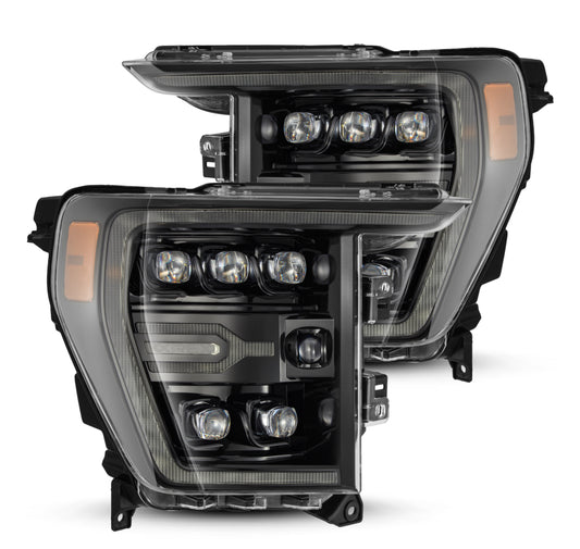 AlphaRex Nova Series LED DRL LED Projector Headlights: Ford F150 (2021-2023)