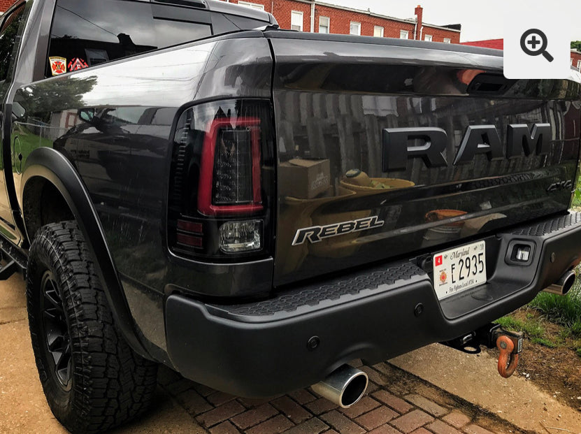 Dodge 2009-2018 RAM 1500 & 2010-2018 RAM 2500/3500 OLED TAIL LIGHTS (Replaces Factory OEM Halogen Tail Lights)