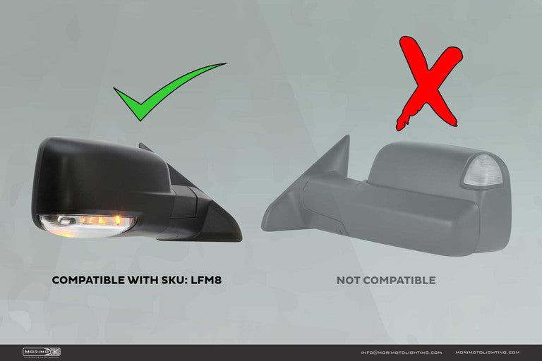 Morimoto XB LED Mirror Lights : Dodge Ram 2009-2018