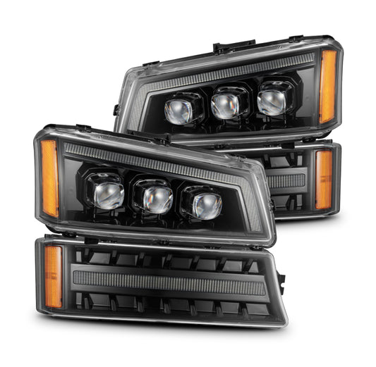 2003-2007 Chevrolet Silverado (Cateye) Alpharex Nova LED Headlights