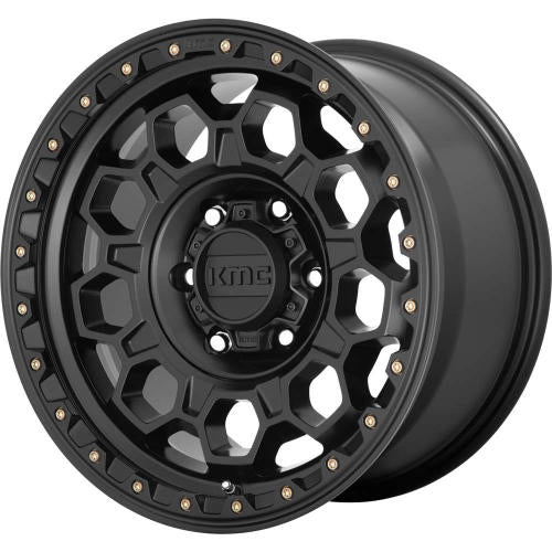 KMC KM545 Black 17x9 -12mm