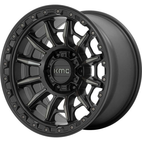 KMC KM547 Satin Black 16x8 0mm