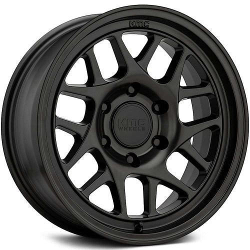 KMC KM717 Black 17x8.5 +18mm