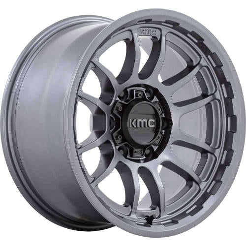 KMC KM727 Anthracite 17x8.5 -10mm