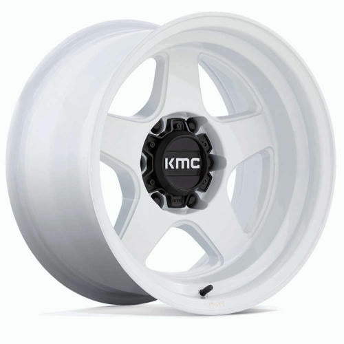 KMC KM728 White 17x8.5 +18mm