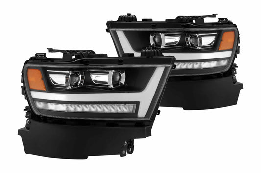AlphaRex Pro-Series Halogen Headlights: Dodge Ram 1500 (2019-2024)