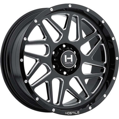 Hostile Sprocket Black Milled 20x9 0mm