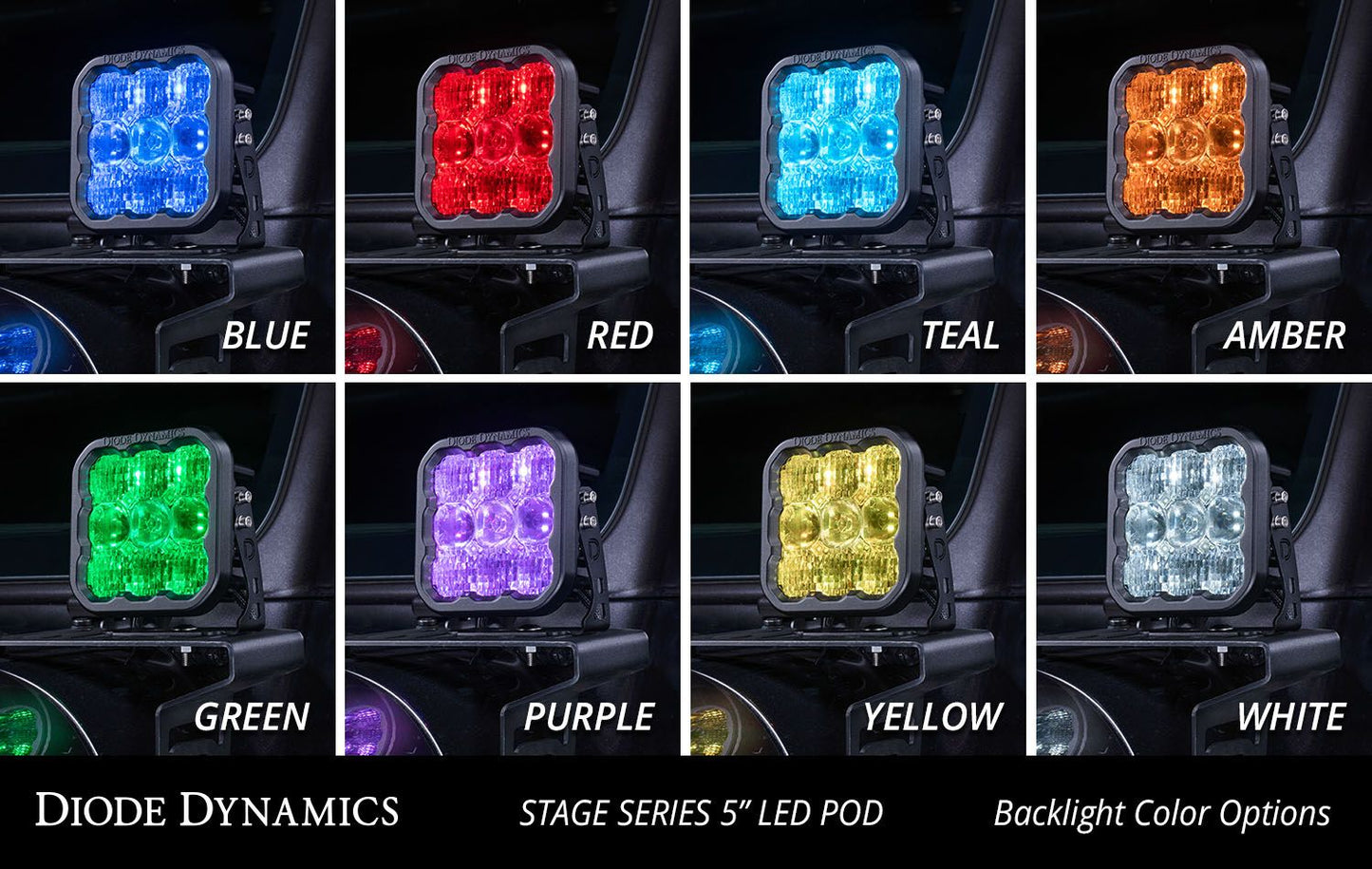 Diode Dynamics SS5 Windshield CrossLink LED Lightbar Kit 2021-2025 Ford Bronco