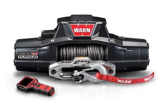 ZEON 10-S Platinum includes 100' of 3/8" Spydura synthetic rope, polished aluminum hawse fairlead and the Advanced Wireless Remote