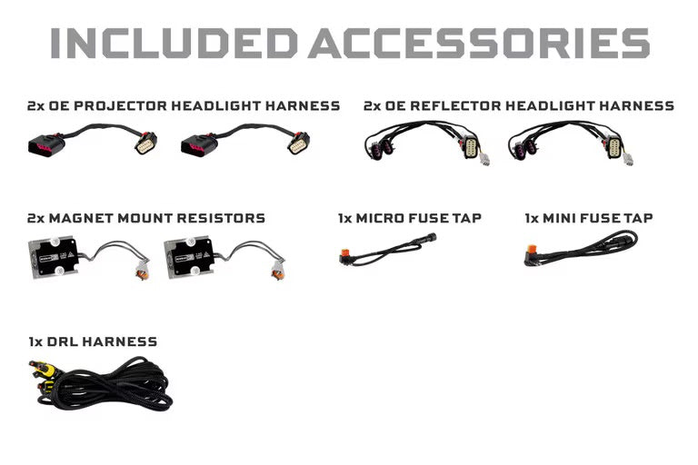 Morimoto EVO Hybrid LED Projector Headlights Dodge Ram (2009-2018)