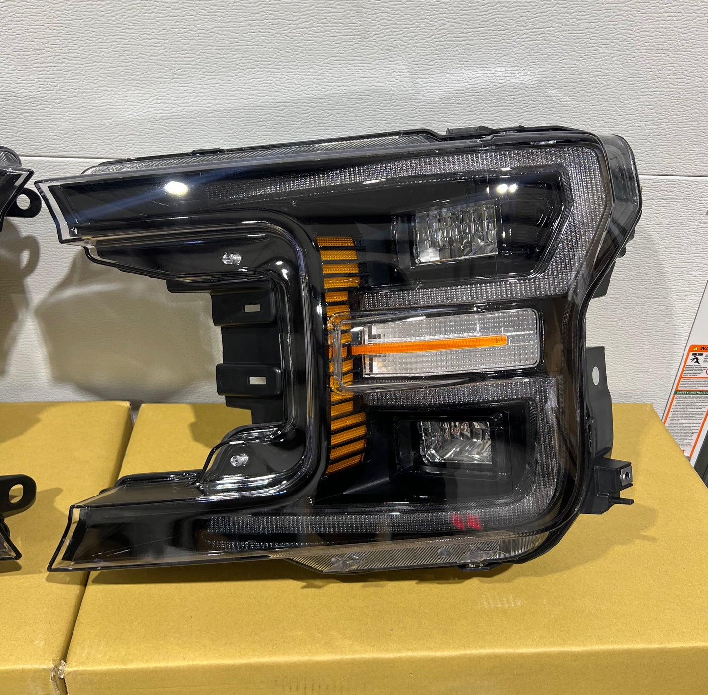 2018-2020 Ford F150 LED HeadLights (Black)