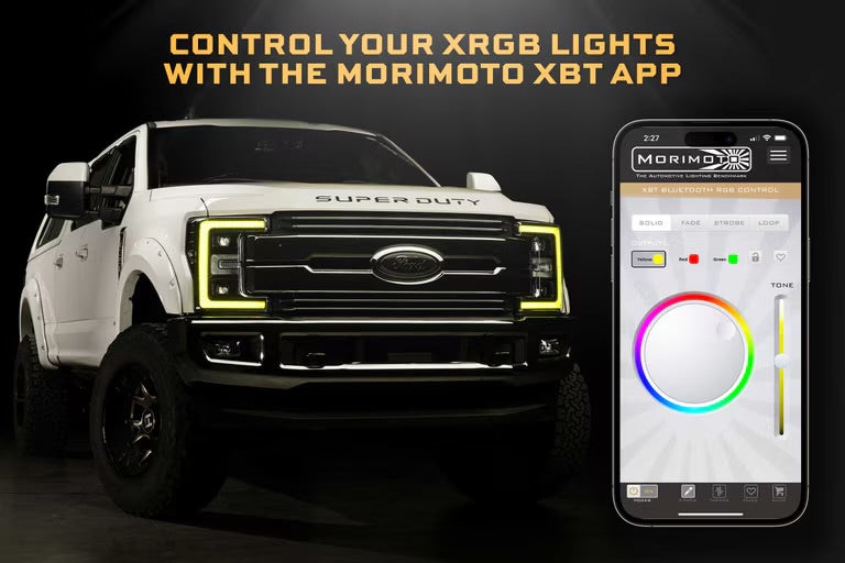 Morimoto XRGB LED Projector Headlights : Ford F250/F350/F450 Super Duty 2017-2019