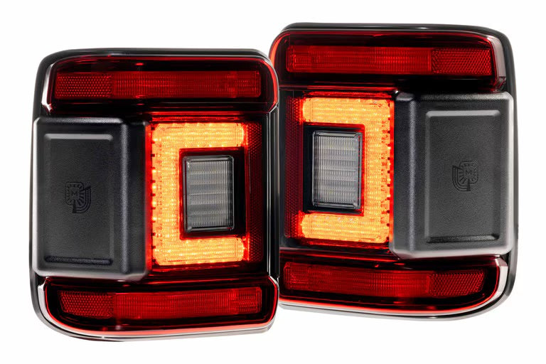 JEEP WRANGLER JL 2018-2024 MORIMOTO XB LED LOW PROFILE TAIL LIGHTS