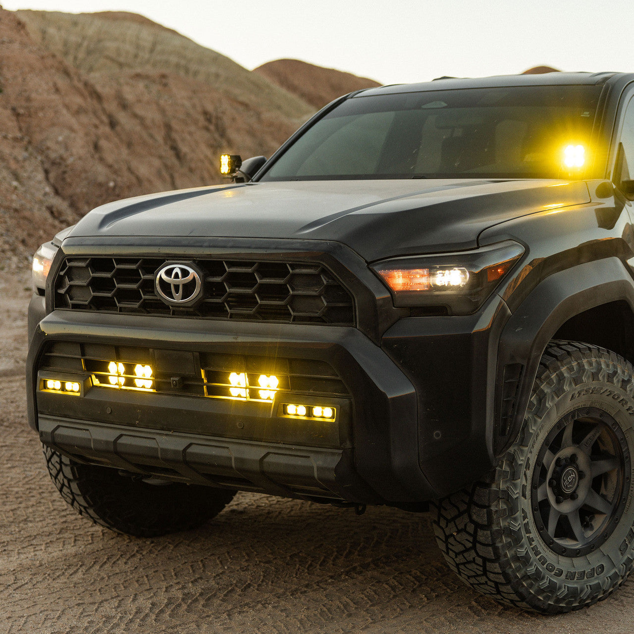 2025-2026 Toyota 4Runner Baja Designs Squadron 2.0 Behind The Grille Light Kit