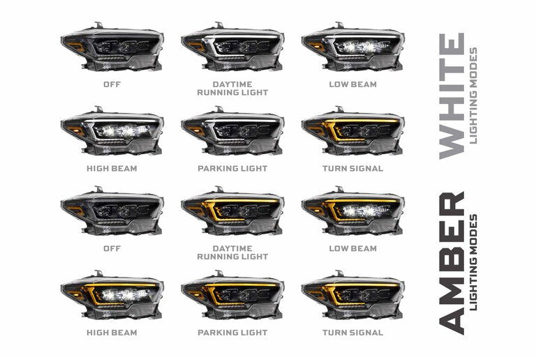 TOYOTA TACOMA (2016-2023) MORIMOTO XB EVO LED PROJECTOR HEADLIGHTS