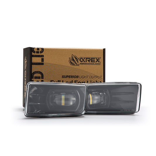 2007-2013 Silverado Alpharex Double Tap Dual Color 3000k/6500k LED Projector Fog Lights
