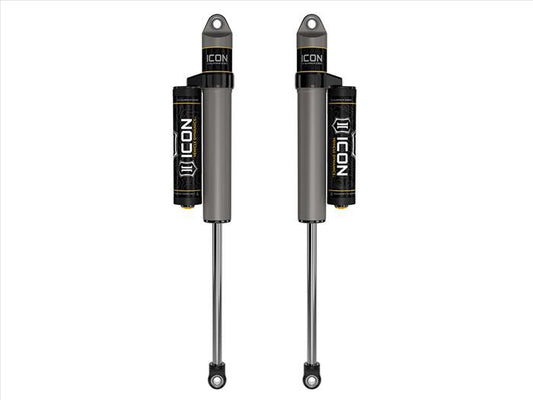 ICON 1999-2024 Ford F-250/F-350/F-450 Super Duty, 0-3” Lift, Rear, V.S. 2.5 Aluminum Series Shocks, Piggyback Reservoir, Pair