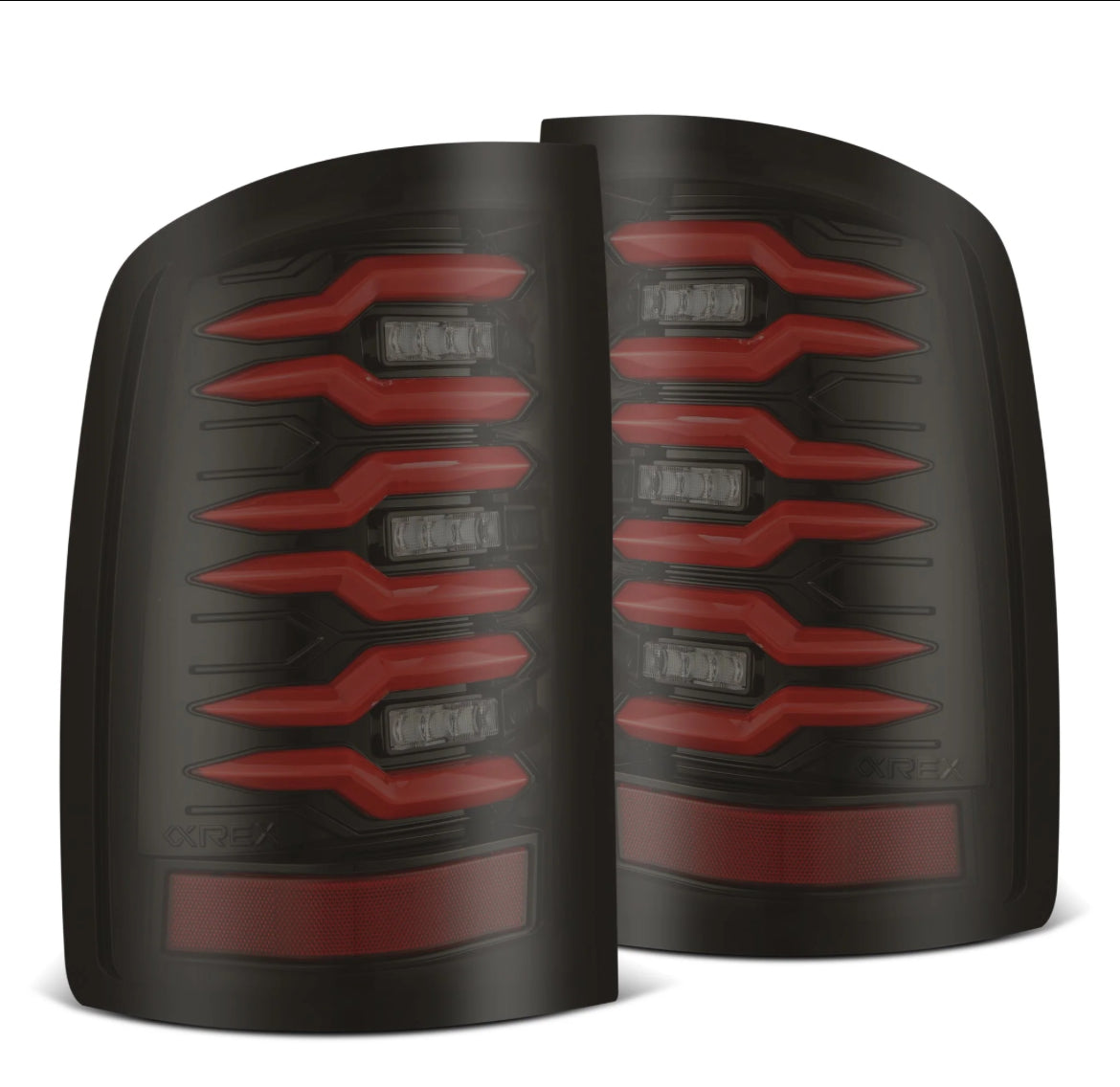 GMC Sierra (2007-2013): ALPHAREX LUXX LED TAIL LIGHTS