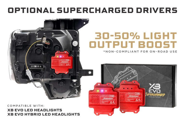 2009-2014 Ford F150 Morimoto XB EVO Hybrid LED Projector Headlights