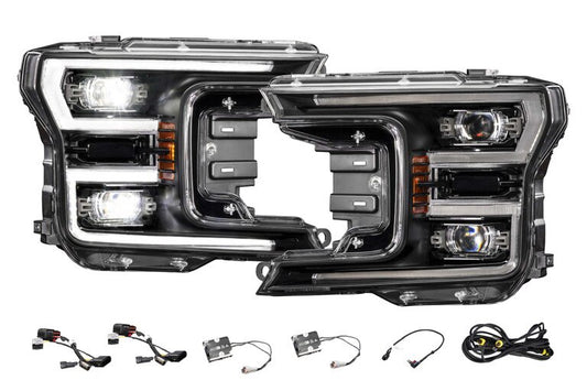 Morimoto XB Evo Hybrid LED Projector Headlights: Ford F150 2018-2020