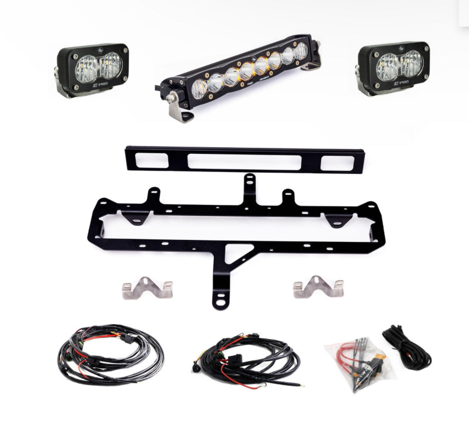 2024+ Toyota Tacoma Baja Designs S8 10-inch/S2 TRD Pro Grille Light Kit