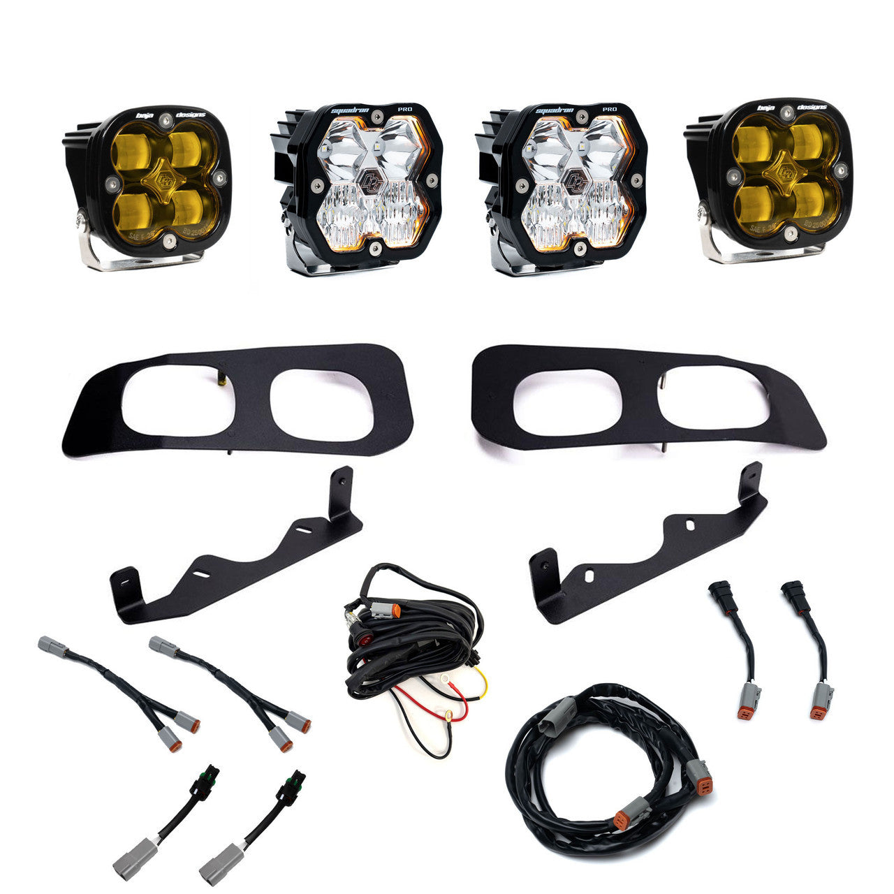 Ford Squadron 2.0 / SAE Fog Pocket Light Kit Ford 2023-2026 F250/350 Super Duty