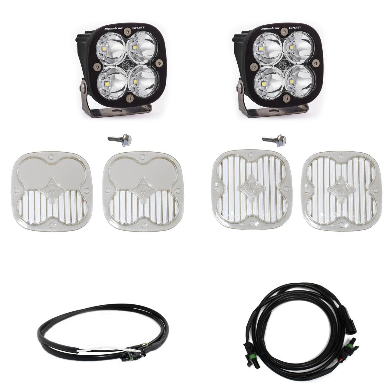 2021-2025 Ford Bronco Baja Designs Squadron A-Pillar Ditch Lights Kit