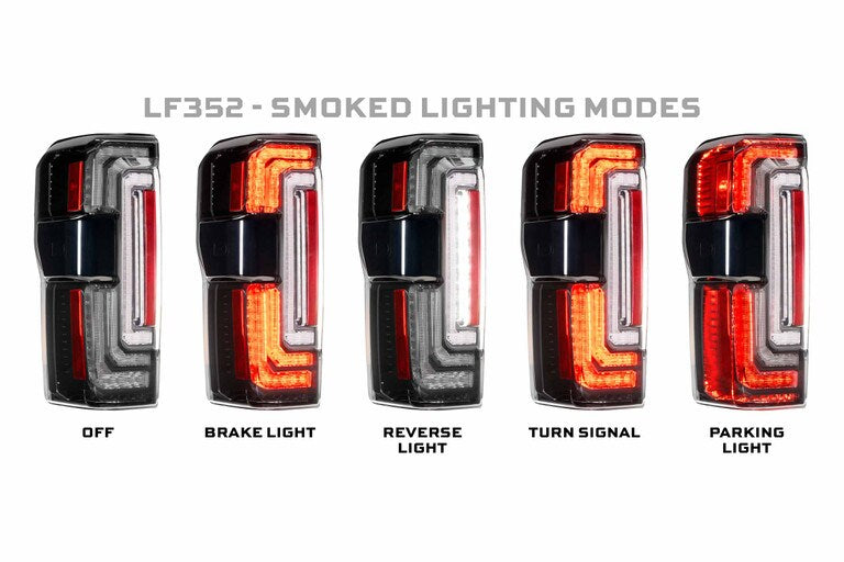 FORD SUPER DUTY F250/F350/F450 (2023-2026): MORIMOTO XB LED TAIL LIGHTS