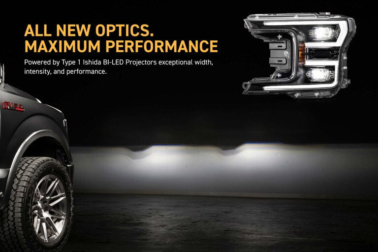 Morimoto XB Evo Hybrid LED Projector Headlights: Ford F150 2018-2020