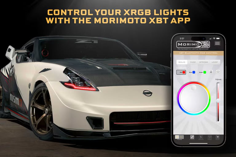 Morimoto XRGB Evo LED Projector Headlights: Nissan 370Z 2009-2021