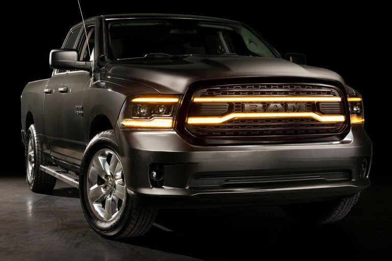 2013-2018 Ram 1500/2500/3500 MORIMOTO XBG LED DRL GRILLE (White or Amber)