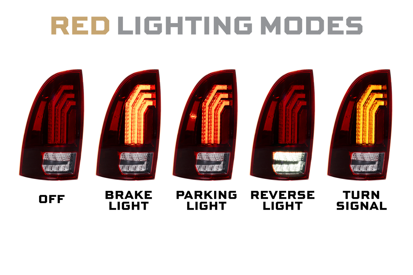 TOYOTA TACOMA (2005-2015): MORIMOTO XB LED TAIL LIGHTS