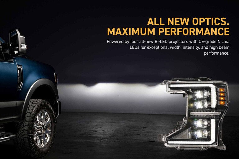 Morimoto XB EVO HYBRID LED Projector Headlights : 2020-2022 Ford F250/F350/F450 Super Duty