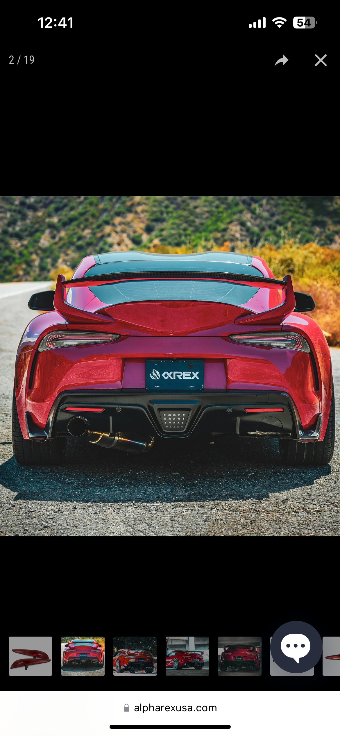 2020-2025 Toyota Supra Alpharex Luxx Series LED Tail Lights