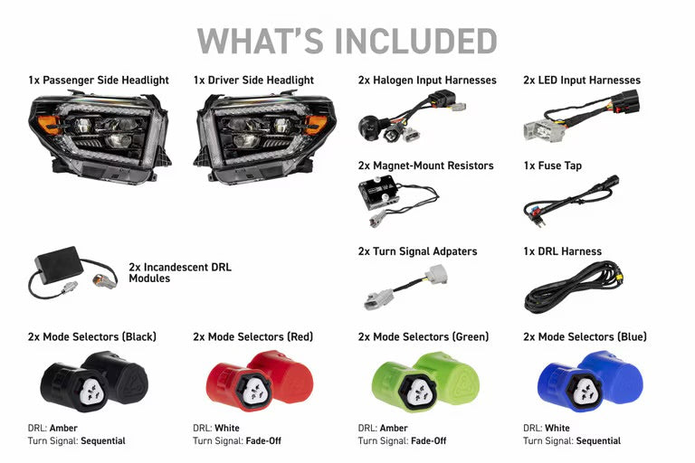 Morimoto XB EVO LED Projector Headlights: Toyota Tundra 2014-2021