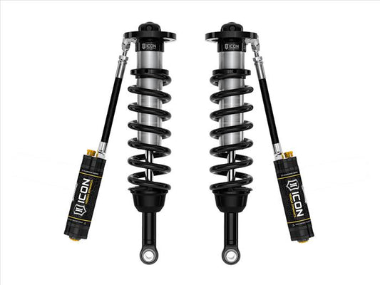 ICON 2022-2024 Toyota Tundra 1.25-3.5" Lift/2023-2024 Sequoia 3-4.5" Lift, V.S. 2.5 Series Front Coilover Kit, Remote Reservoir w/ CDCV, Pair