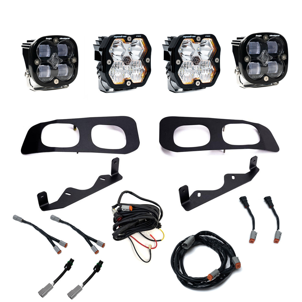 Ford Squadron 2.0 / SAE Fog Pocket Light Kit Ford 2023-2026 F250/350 Super Duty