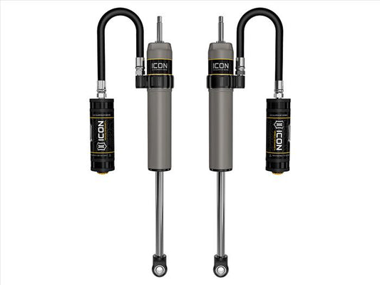 ICON 2023-2024 Ford F-250/F-350 Super Duty 4WD, 4.5” Lift, Front, V.S. 2.5 Aluminum Series Shocks, Remote Reservoir, Pair