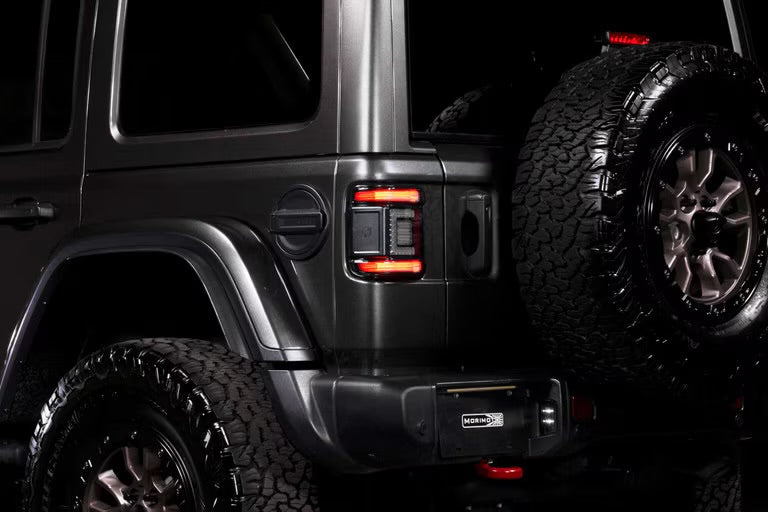 JEEP WRANGLER JL 2018-2024 MORIMOTO XB LED LOW PROFILE TAIL LIGHTS